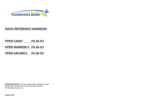 quick reference handbook piper cadet pa 28