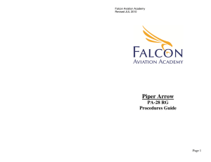 Piper Arrow - Falcon Aviation Academy