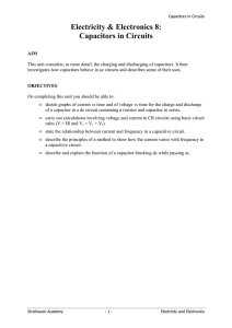 Capacitors in Circuits