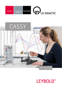 CASSY system - LD Didactic