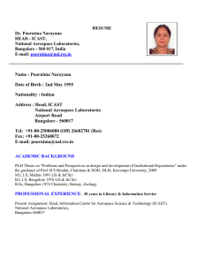 RESUME Dr. Poornima Narayana HEAD