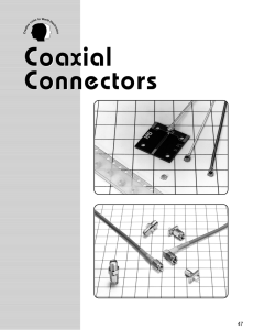 Coaxial Connectors Coaxial Connectors