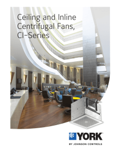 Ceiling and Inline Centrifugal Fans, CI-Series