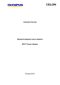 Literature Survey Bipolar/multipolar tumor ablation RFITT
