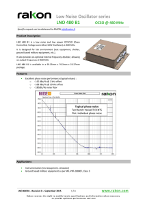 Ultra Low Noise SAW Oscillator @ 600 MHz