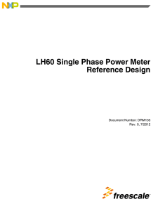 LH60 Single Phase Power Meter Reference Design
