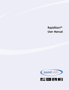 RapidStart™ User Manual