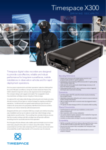 X300 Police/Security Datasheet