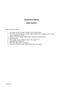 Experiment D: Bulb Control 2.5