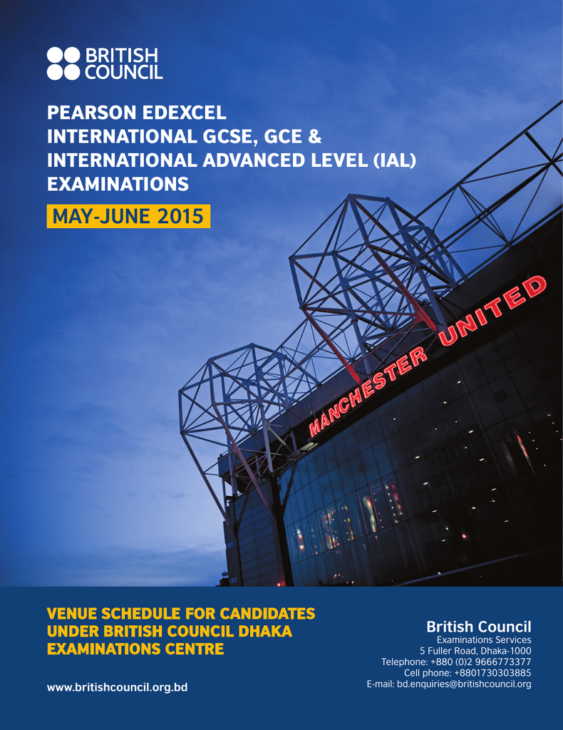 MAY JUNE 2015 British Council Bangladesh