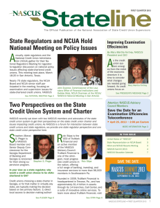 State Regulators and NCUA Hold National Meeting on Policy Issues