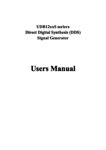 Users Manual