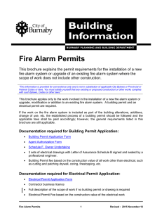 Fire Alarm Permits