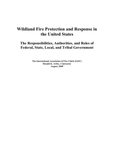Wildland Fire Protection and Response in the United States
