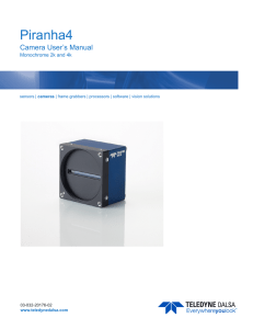 Teledyne DALSA P4-CM 2k and 4k manual