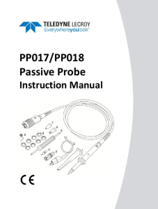 PP017/PP018 Passive Probe