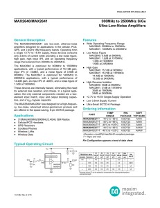 MAX2641EUT+T - Part Number Search