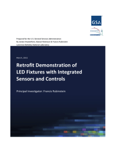 Retrofit Demonstration of LED Fixtures with Integrated