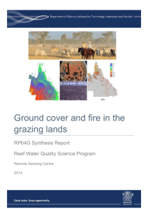 Ground cover and fire in the grazing lands (RP64G)