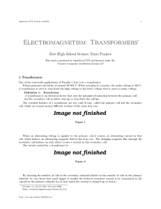 Electromagnetism: Transformers
