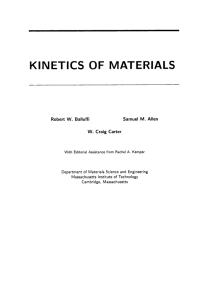 kinetics of materials
