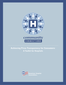 Achieving Price Transparency for Consumers: A Toolkit for Hospitals