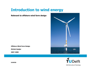 Introduction to wind energy