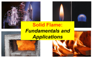 Solid Flame: Fundamentals and Applications