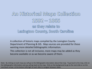 A collection of historic maps compiled by the Lexington County