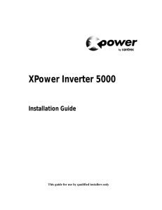 XPower Inverter 5000