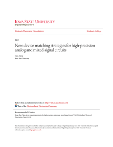 New device matching strategies for high