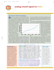 analog/mixed-signal ICsDACs
