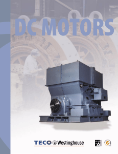 DC Motor - Teco Westinghouse