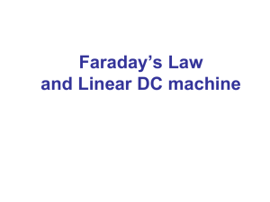 01 Faraday`s Law and Linear DC Machine