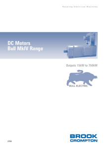 Industrial DC motors (Bull Electric)