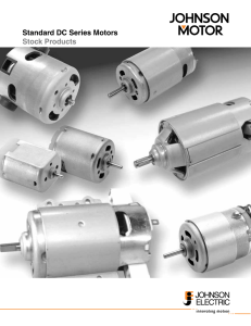 Standard DC Series Motors Stock Products