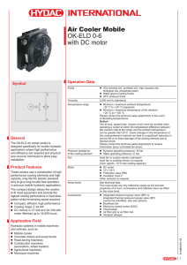 Air Cooler Mobile OK-ELD 0-6 with DC motor