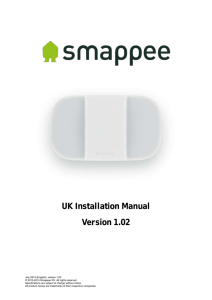 UK Installation Manual Version 1.02