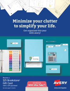 Minimize your clutter to simplify your life.