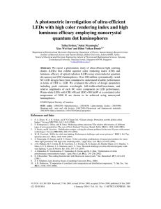 A photometric investigation of ultra