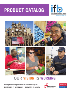 product catalog - Industries for the Blind