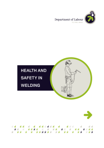 Health and Safety in Welding - DOL 10157