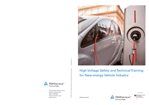 High Voltage Safety and Technical Training for New-energy
