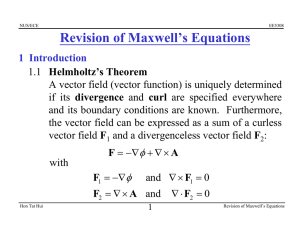 Revision of Maxwell`s Equations