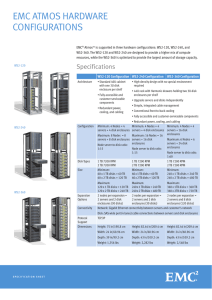 H5853.6 EMC Atmos Hardware Configurations