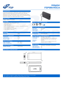 Adapter FSP090-RSCA