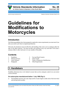 Vehicle Standards Information No. 28