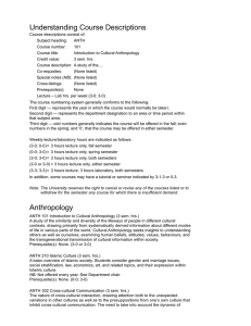 Course Descriptions 2010-11 - Trinity Western University