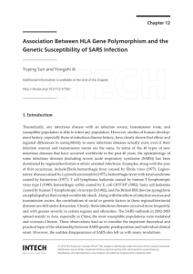 Association Between HLA Gene Polymorphism and the
