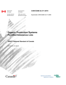 CAN/CGSB-32.311-2015 - Organic Federation of Canada